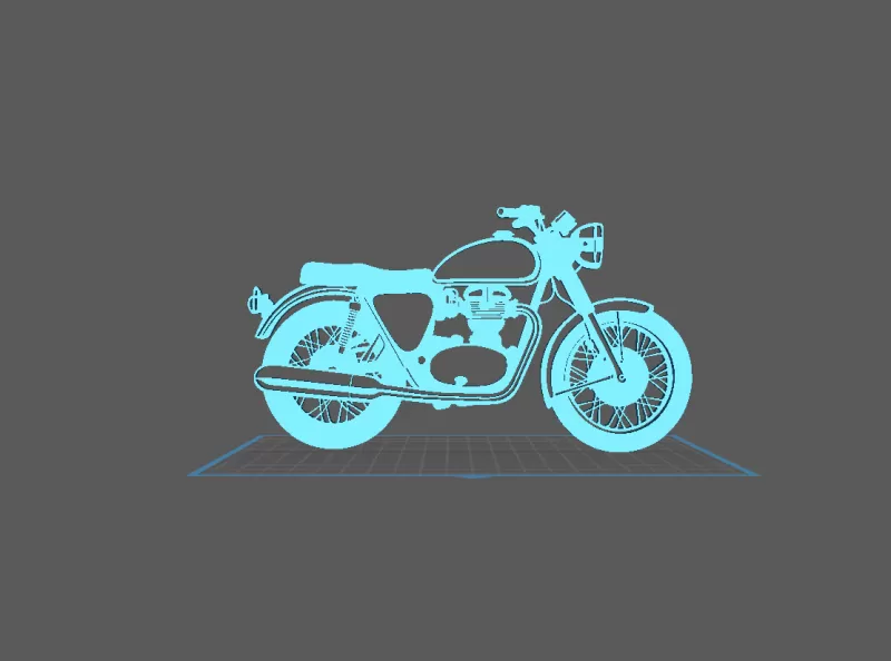 Royal Enfield - Interceptor Wall Art - Model preview 1
