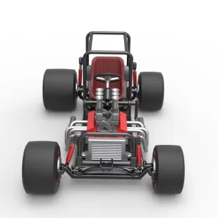 Vintage Supermodified stock car Base Scale 1:25 - Model thumbnail 8
