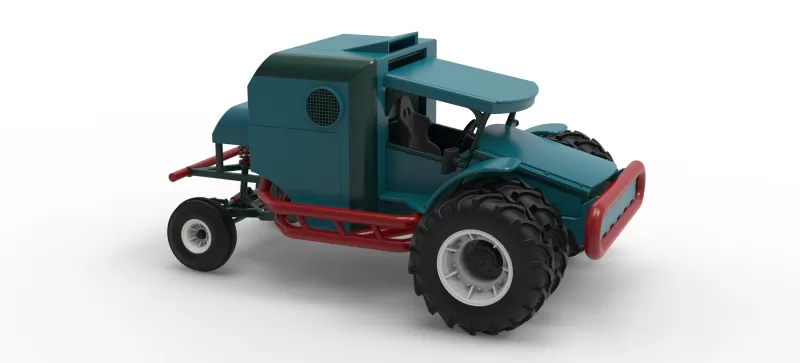 Racing Combine Harvester Version 2 Scale 1:25 - Model preview 22