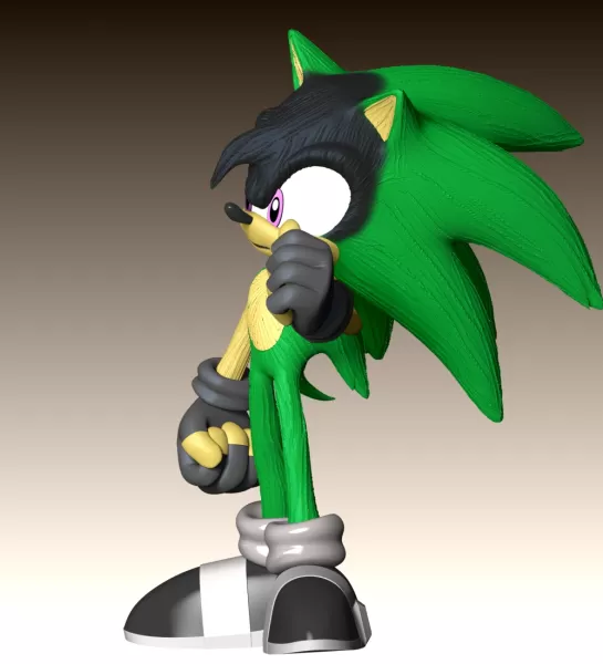 Ashura the Hedgehog - Model preview 5