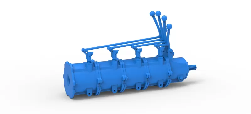 Modular planetary transmission for drag racing Scale 1:25 - Model preview 1