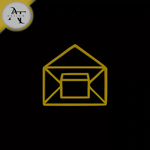 Simple Letter Symbol - 2D Art - Model preview 1