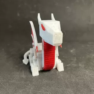 Medium Poly Baby RoboDragon - Model thumbnail 8