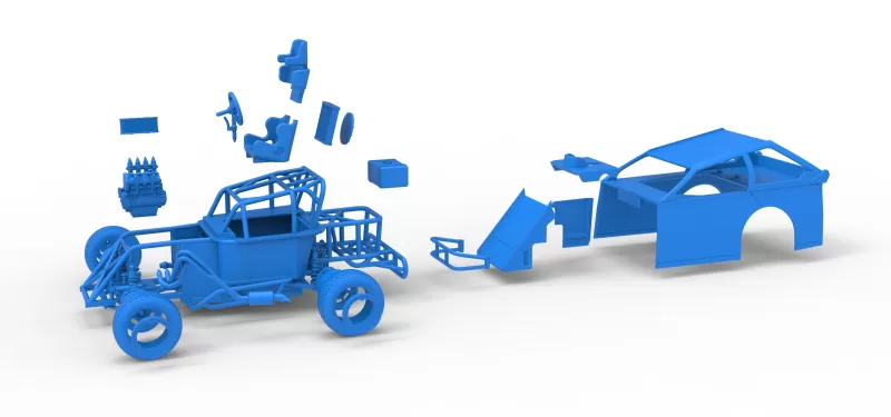 Mod Lite Race car Version 2 Scale 1:25 - Model preview 28