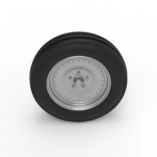 Front tractor wheel Version 3 Scale 1:25 - Model thumbnail 6