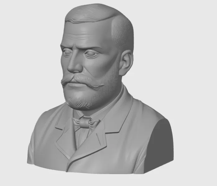 Zahari Stoyanov 3D STL (Захари Стоянов) - Model preview 1