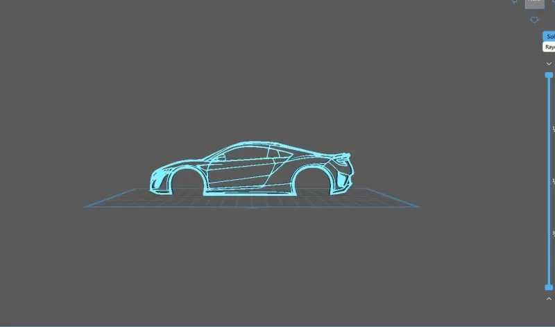 Acura - NSX 2019 Wall Art - Model preview 1