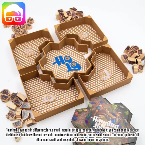Haunted Lands board game organizer by @ammedia3d - Model preview 5