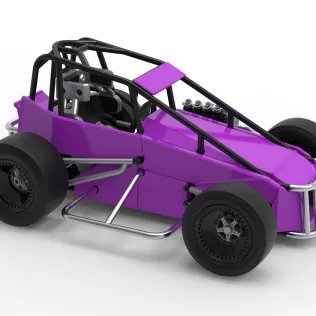 Three Quarter Midget Scale 1:25 - Model thumbnail 24