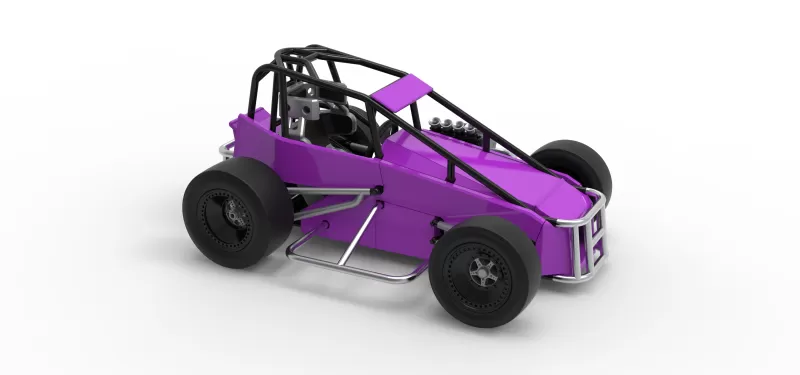 Three Quarter Midget Scale 1:25 - Model preview 24