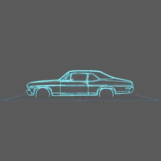 Chevrolet - Nova 1972 Wall Art