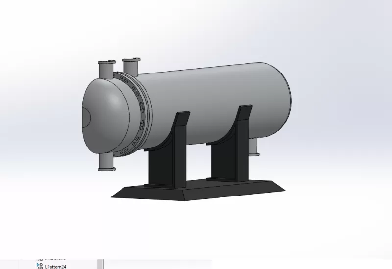 🏭✨ Industrial Flow Desk Organizer – Functional Art for Makers & - Model preview 4