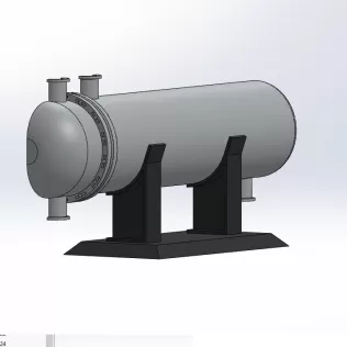 🏭✨ Industrial Flow Desk Organizer – Functional Art for Makers & - Model thumbnail 4