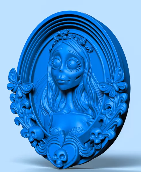 Emily the Corpse Bride – Fan Art (Free) - Model preview 1