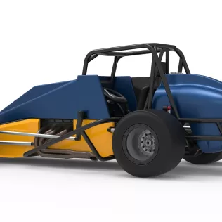 Vintage Pavement Silver Crown Car Scale 1:25 - Model thumbnail 13