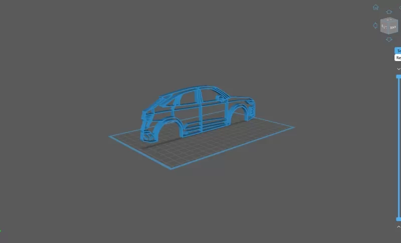 Audi - SQ5 Sportback 2021 Wall Art - Model preview 2
