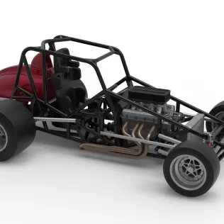 Pavement Silver Crown Car Base Version 3 Scale 1:25 - Model thumbnail 24