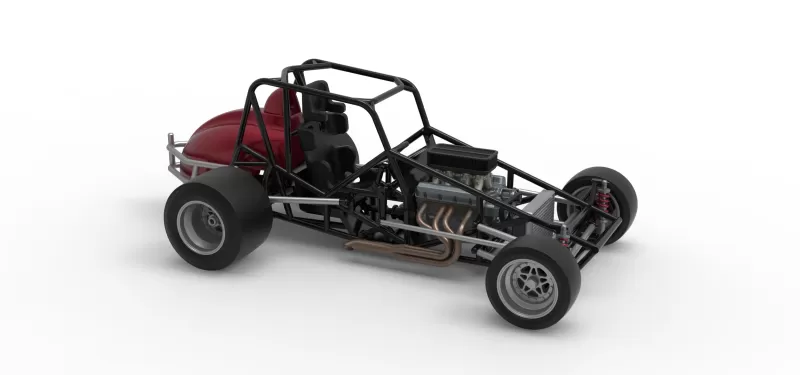 Pavement Silver Crown Car Base Version 3 Scale 1:25 - Model preview 24