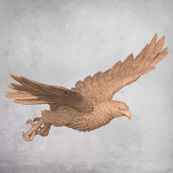 Flying Eagle Statue - Model preview 2
