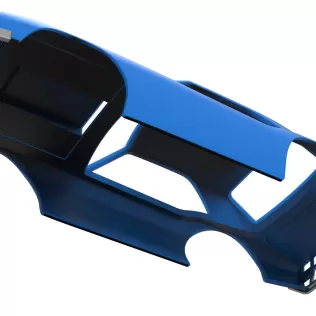 Shell of Vintage Semi-Late Model Stock Car Scale 1:25 - Model thumbnail 3