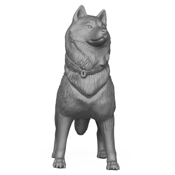 3D Printable Dog Standing Pose - Model preview 2