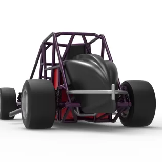 Experimental Pavement Silver Crown Car Base Version 2 Scale 1:25 - Model thumbnail 15