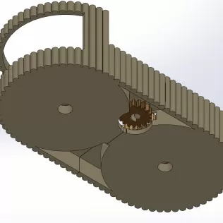 🧂⚙ Smart Rotating Spice Rack – Easy Gear-Driven Carousel Organ - Model thumbnail 4