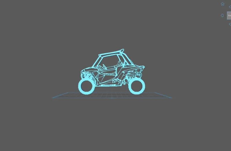 Polaris - RZR Wall Art - Model preview 1