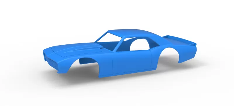 Shell of Vintage Asphalt Modified stock car V10 Scale 1:25 - Model preview 1