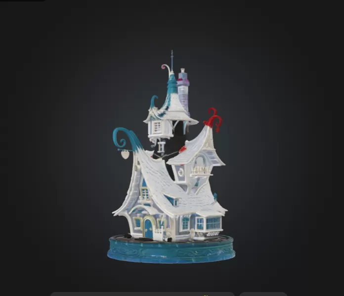 Fairy tail House - Model preview 2