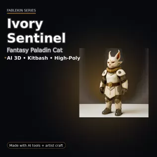 Fablekin Guardians — Character Pack (10 Stylized Heroes) - Model thumbnail 2