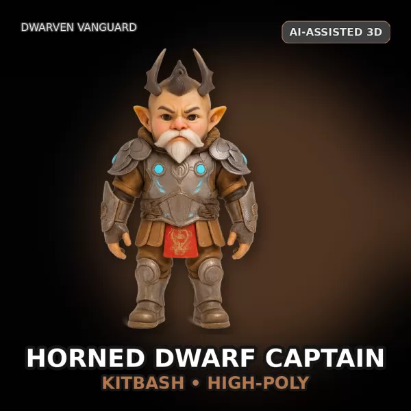 Beastfolk Heroes Pack (10 Characters) – High-Poly Kitbash - Model preview 10