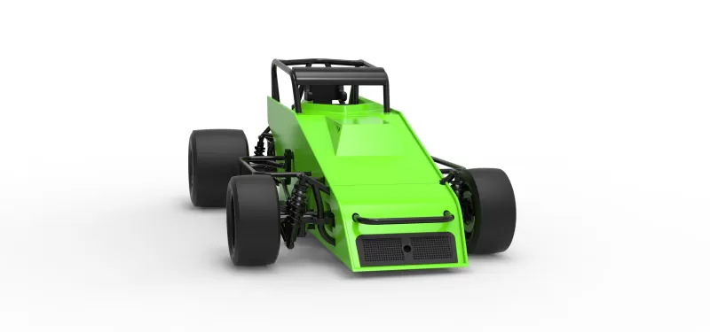 Pavement Silver Crown Car Version 3 Scale 1:25 - Model preview 26