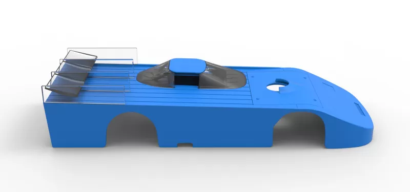 Shell of Vintage Asphalt Outlaw Super late model Scale 1:25 - Model preview 16