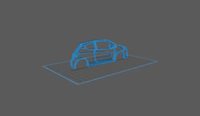 Peugeot - 208 GTI Wall Art - Model preview 2