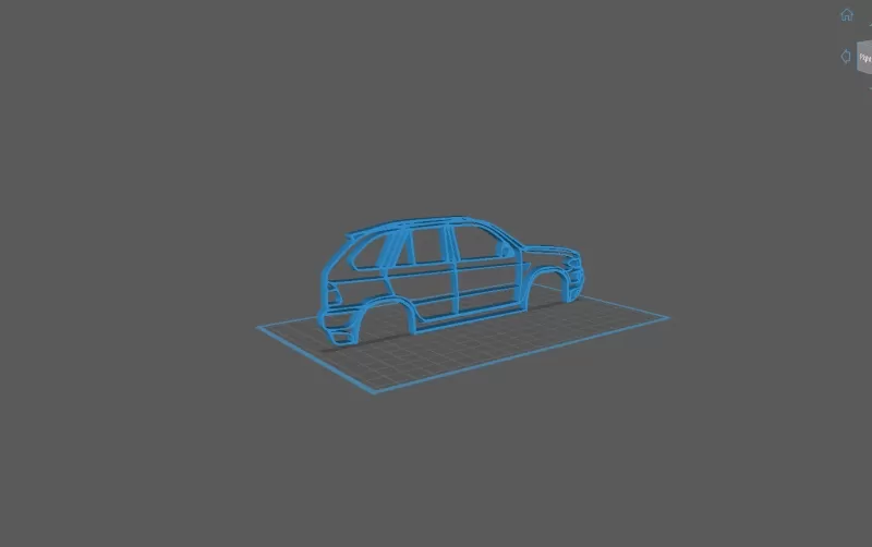 BMW - X5 E53 2000 Wall Art - Model preview 2
