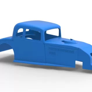 Shell of Canadian vintage modified stock car Scale 1:25 - Model thumbnail 14