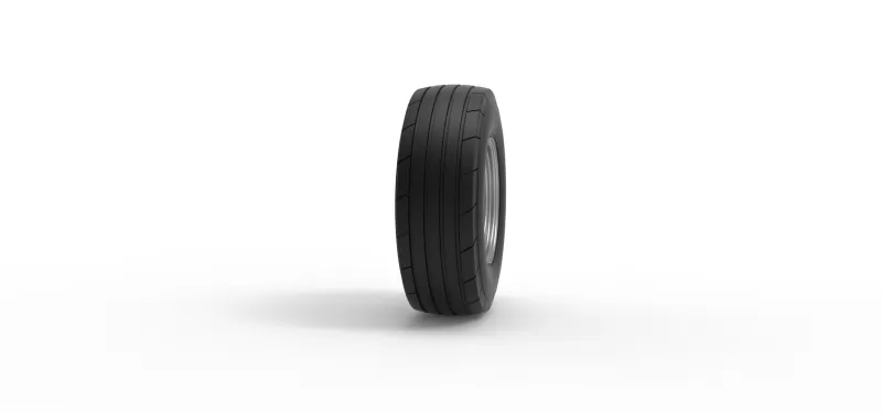 Front tractor wheel Version 4 Scale 1:25 - Model preview 3