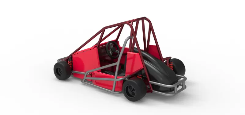 Quarter Midget Scale 1:16 - Model preview 12