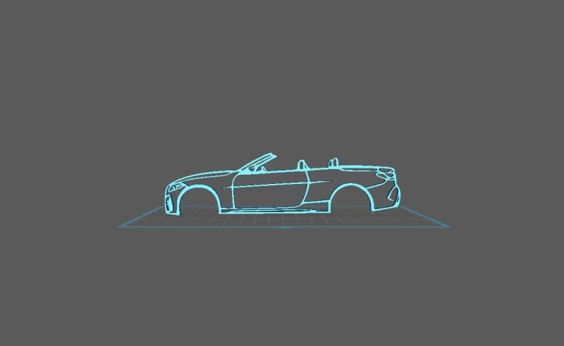 BMW - G23 Wall Art - Model preview 1