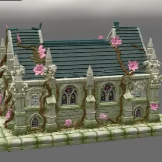 Blossom Cathedral STL File for 3D Print - Model thumbnail 6