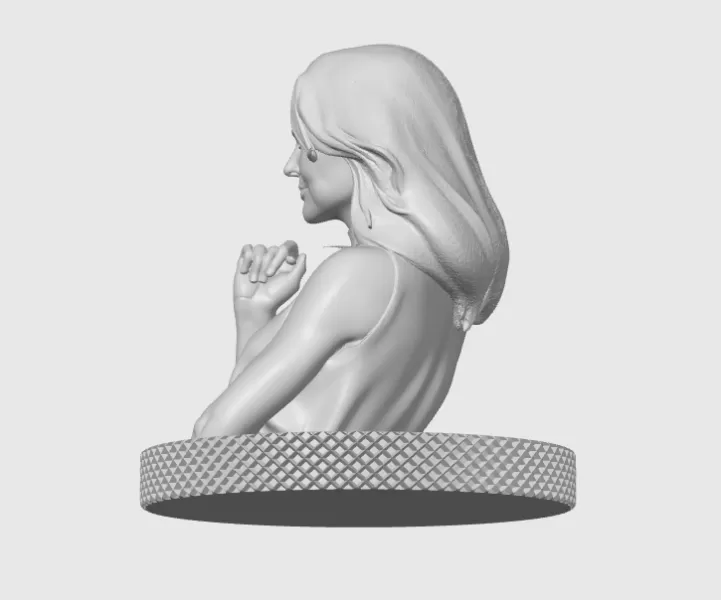Nicole Kidman 3D Bust Print - Model preview 6