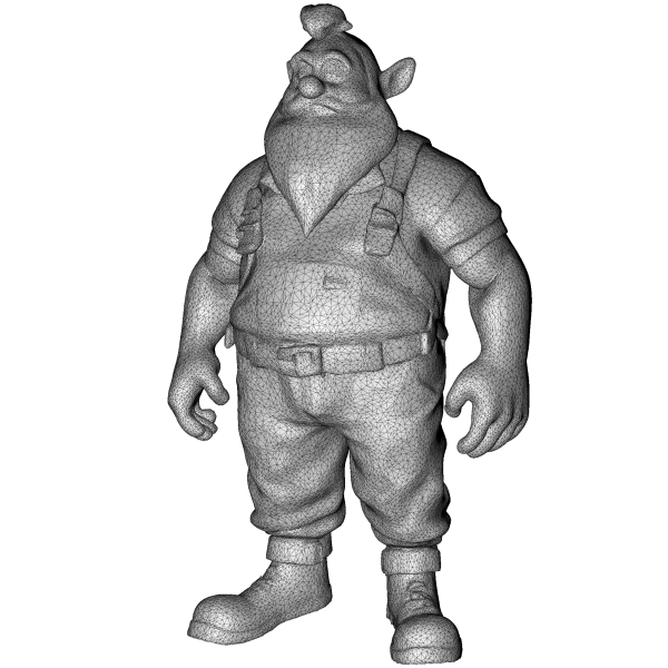 Garden Gnome Character Pack – Fantasy Garden Worker Kitbash - Model preview 13