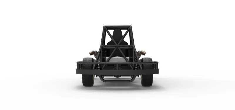 New Zealand Vintage Stock car Base Scale 1:25 - Model preview 15