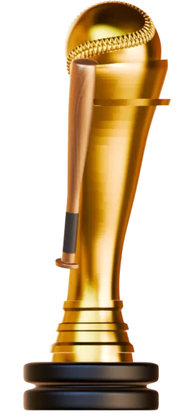 3D BASEBALL TROPHY READY TO PRINT - Model preview 3