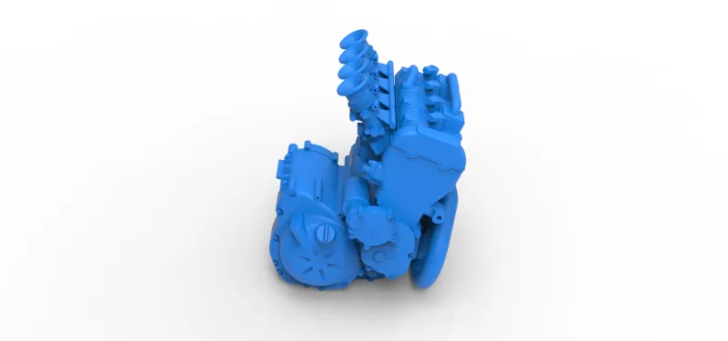 Engine of Three Quarter Midget Scale 1:25 - Model preview 6