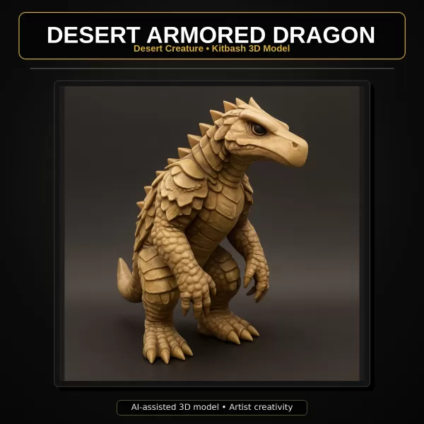 Creature Mech Beasts Kitbash High-Poly 3D Model Pack - Model preview 6