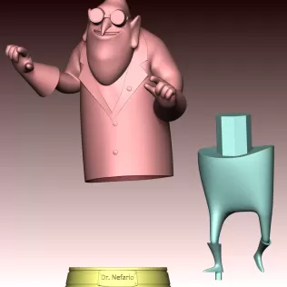 Dr. Nefario - Despicable Me - Model thumbnail 10