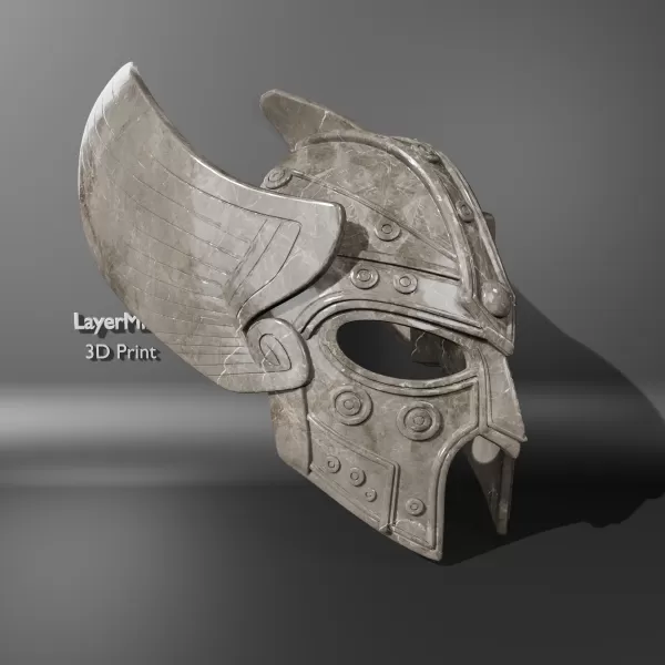 Viking Warrior Helmet Mask - Model preview 2