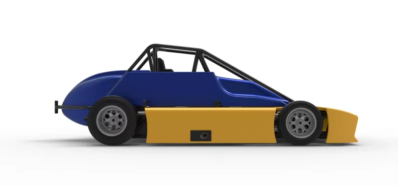 Experimental Pavement Silver Crown Car Version 2 Scale 1:25 - Model preview 22